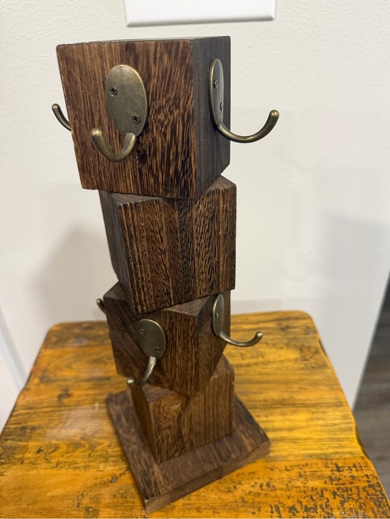 Other - Wooden Stacked Mug Tree